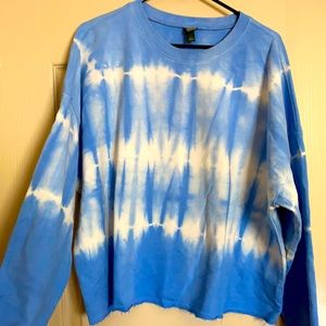 Tie dye lightweight sweatshirt